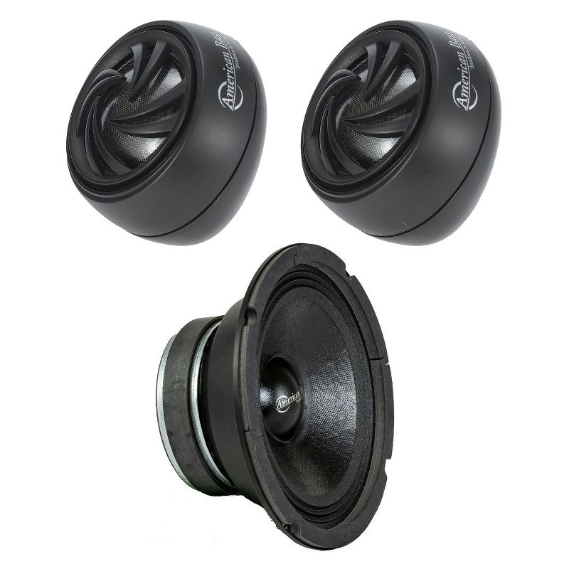 Pyle 8 Inch 2 Way In Wall Ceiling Home Speakers System Audio Stereo, 6 Speakers
