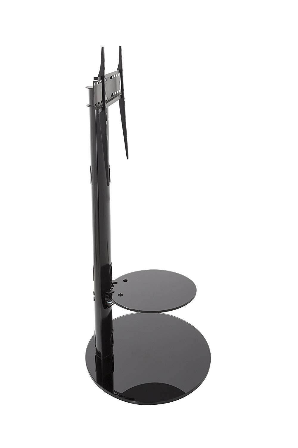 AVF FSL800LUS-A TV Floor Stand With TV Mounting Column For 32-Inch To 65-Inch TVs, Silver And Black