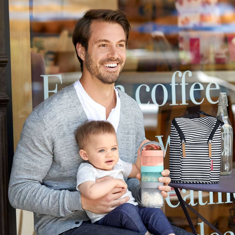 Skip Hop Grab & Go Stackable Formula to Food Container Set