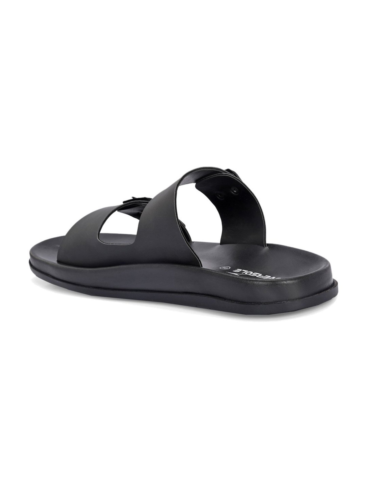 Hoversole Men's Black Casual Sandals
