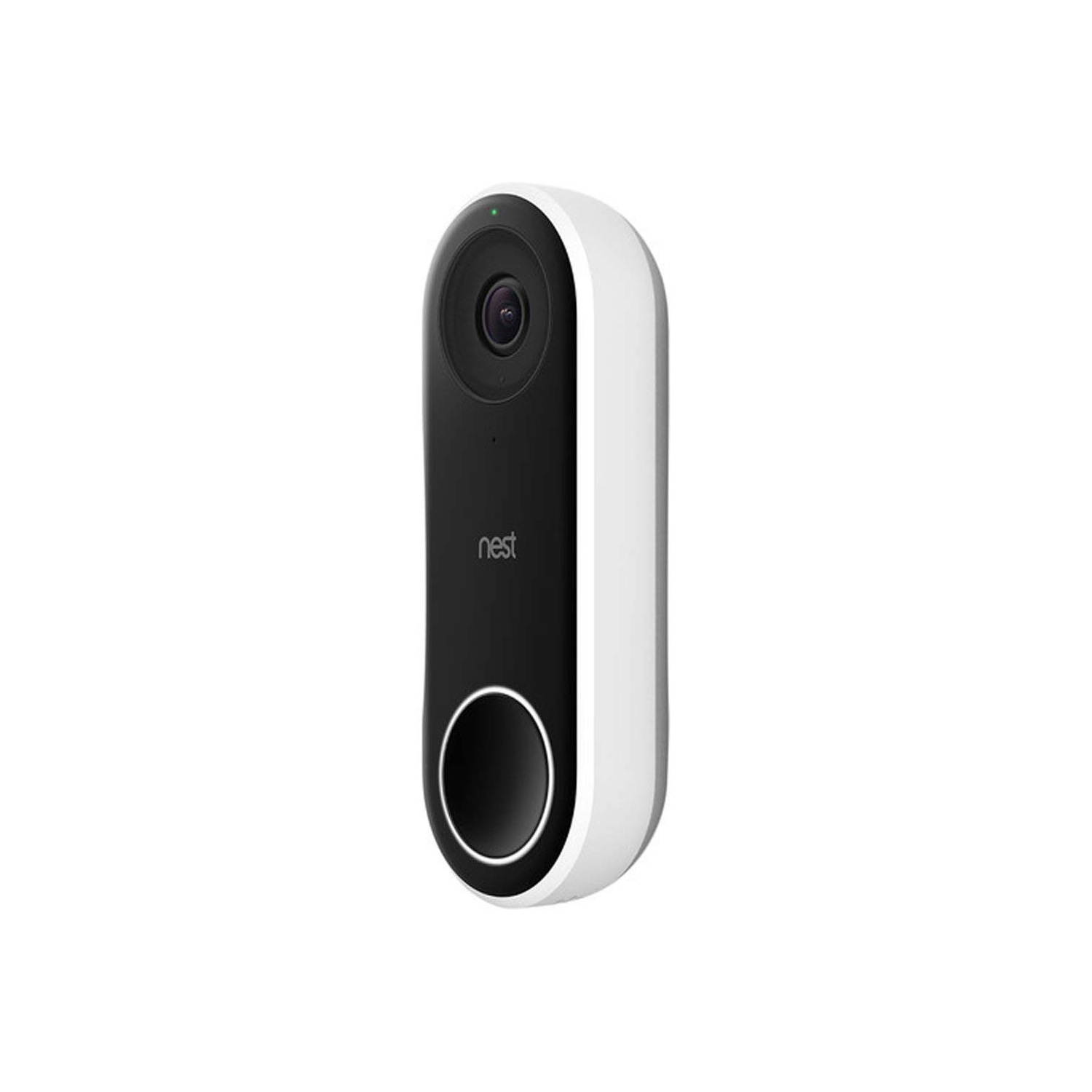 Nest Hello Smart Wi-Fi Video Doorbell (NC5100US) with 1-Year Warranty - HD Video, Night Streaming, 24/7 Streaming, HDR, Quiet Time and Wi-Fi Connectivity - White