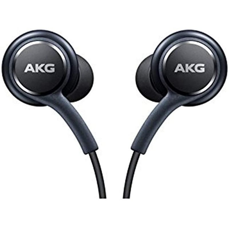Samsung AKG EO-IG955 3.5mm Earbud Headphones with Microphone/Remote - Dark Gray - Bulk Packaging