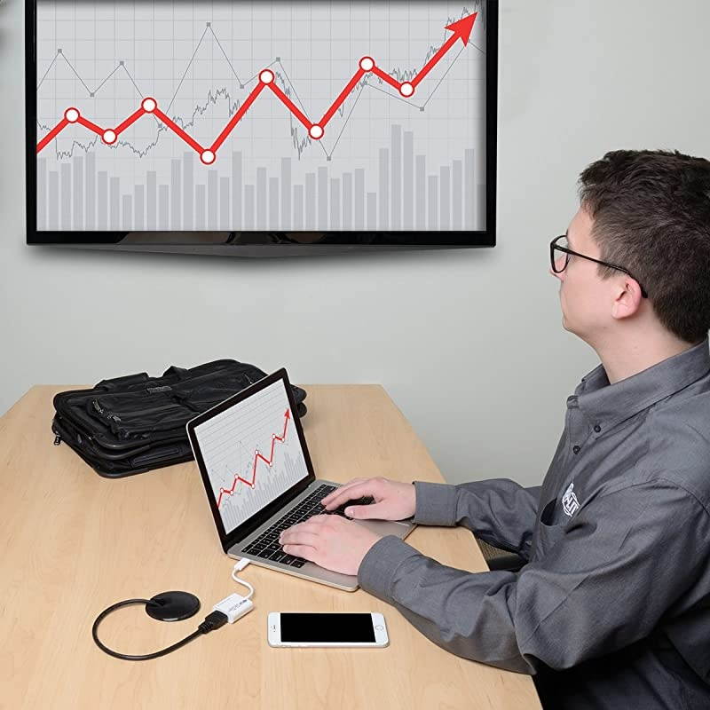 USB C to HDMI Video Adapter Converter 4Kx2K M/F, Thunderbolt 3 Compatible, USB-C, USB Type-C, USB Type C, 6in (U444-06N-HD-AM)