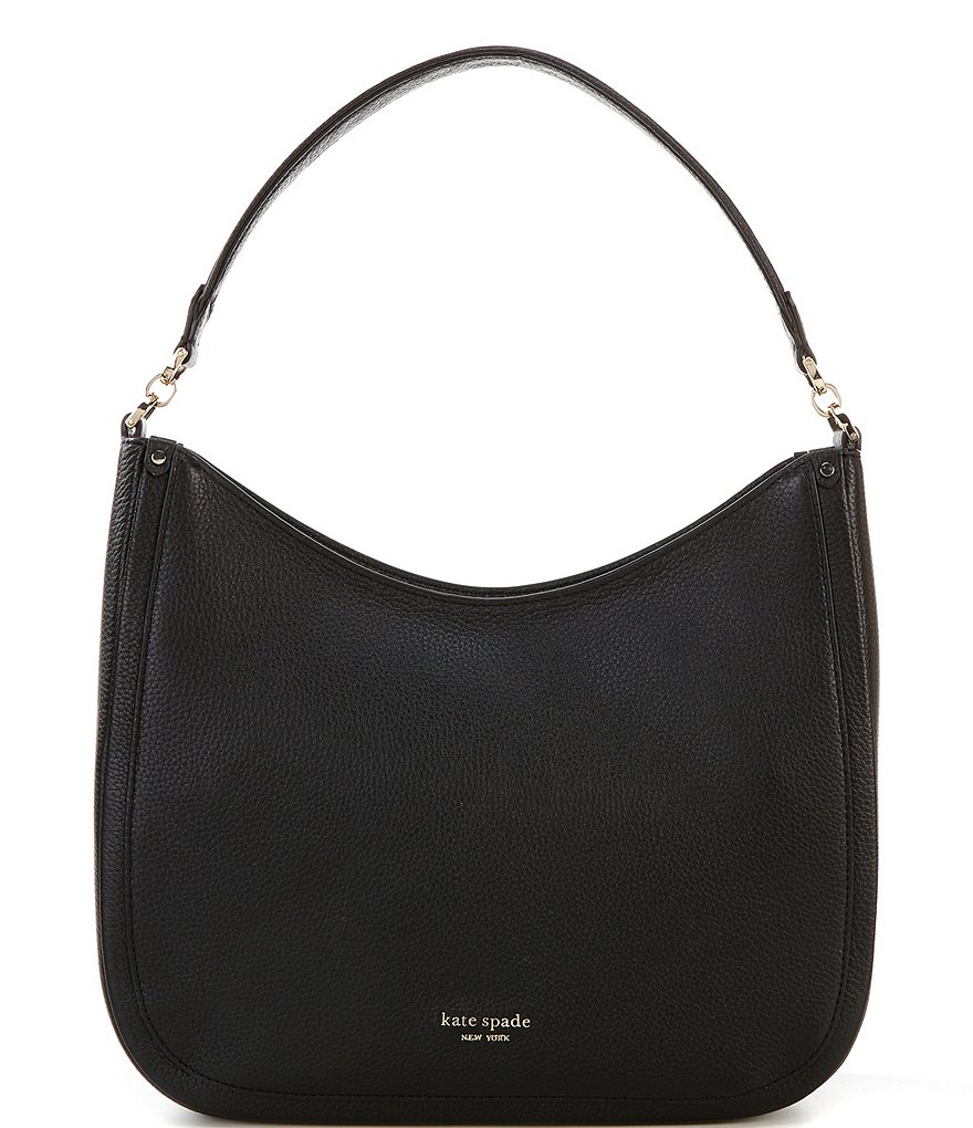 kate spade new york Pebbled Leather Roulette Large Hobo Bag