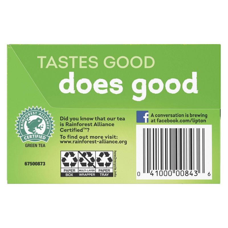 Lipton Decaffeinated Green Tea - 40ct