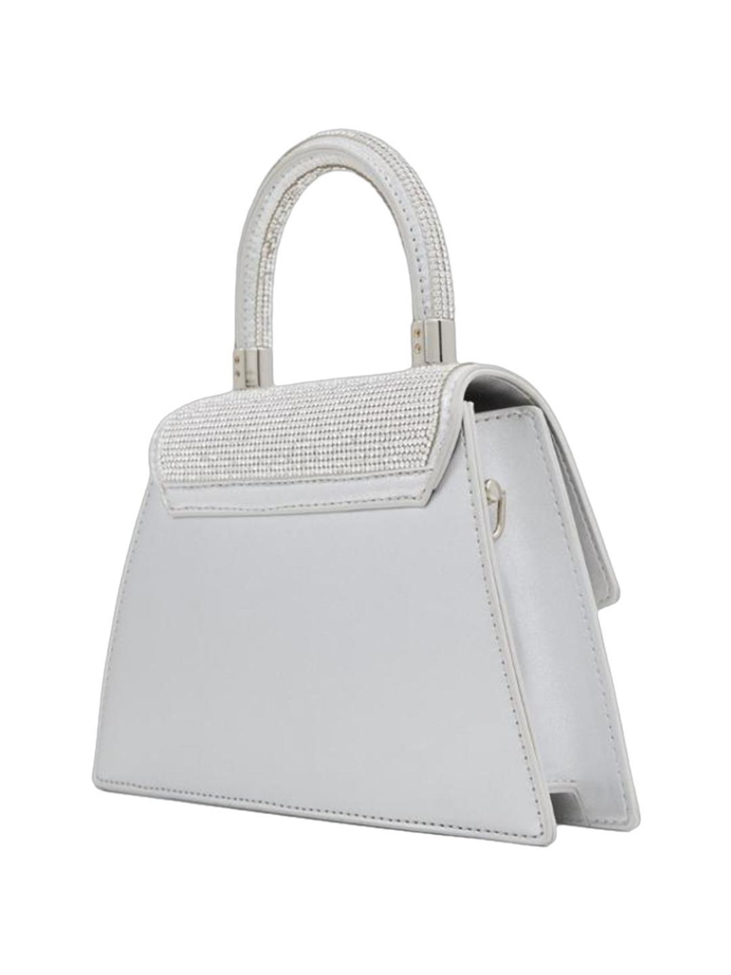 Call It Spring Silver Embellished Handbag