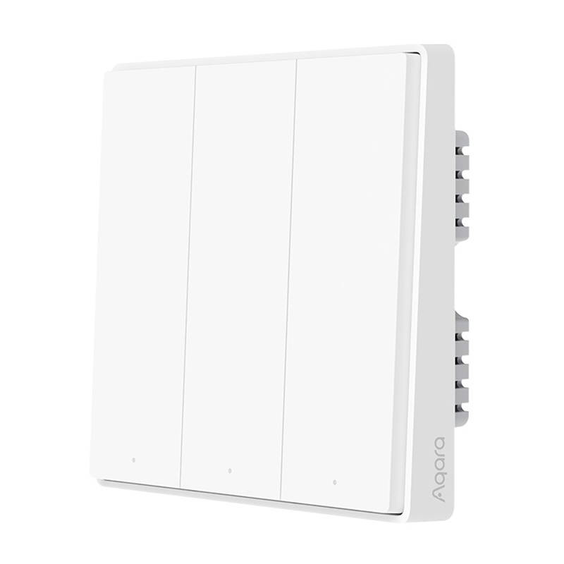 Original Hot sale Aqara Smart Wall Switch D1, Zero FireWire Three Button Version