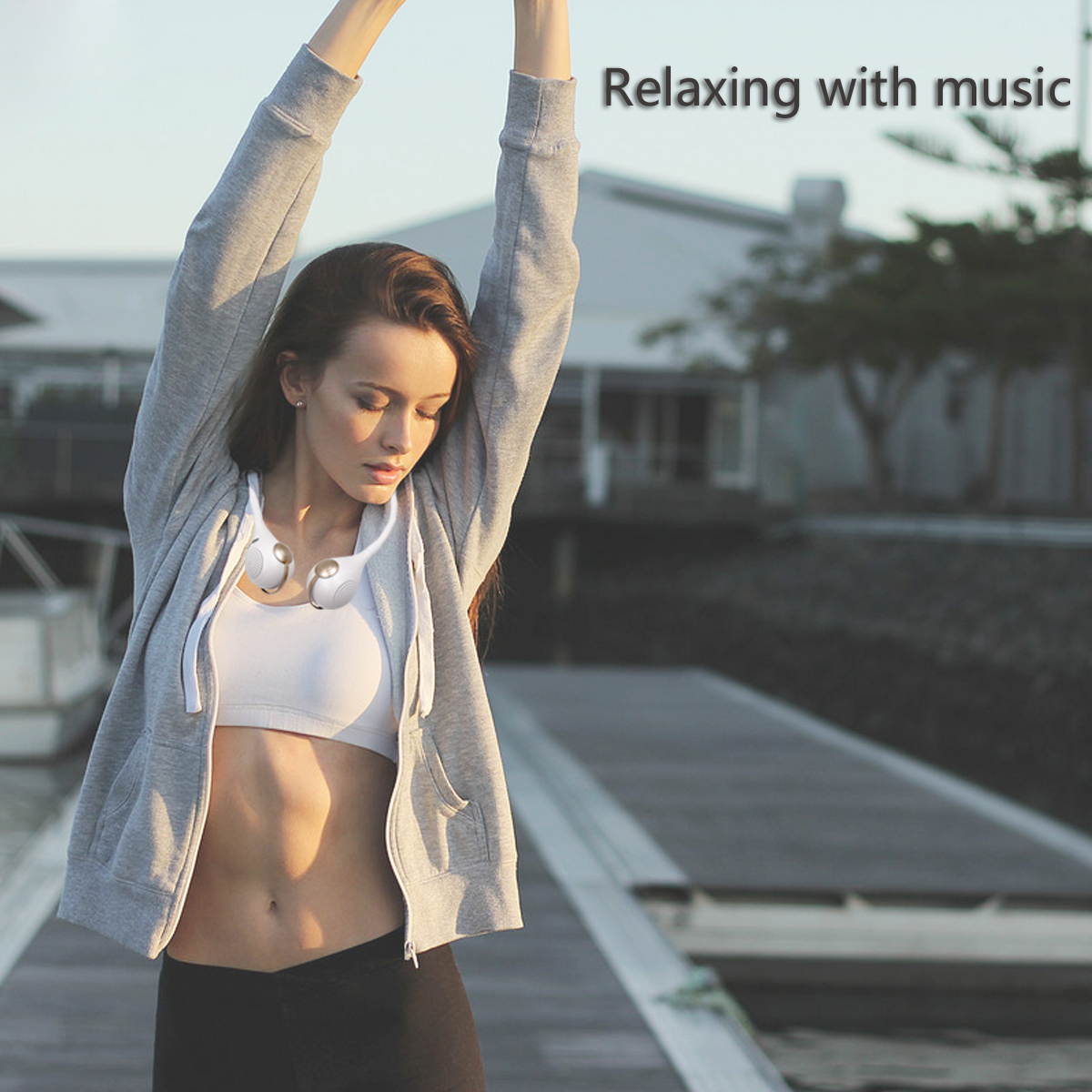 Music Elves Portable Wireless Bluetooth Speakers Hands Free Call Flexible Bendable Black