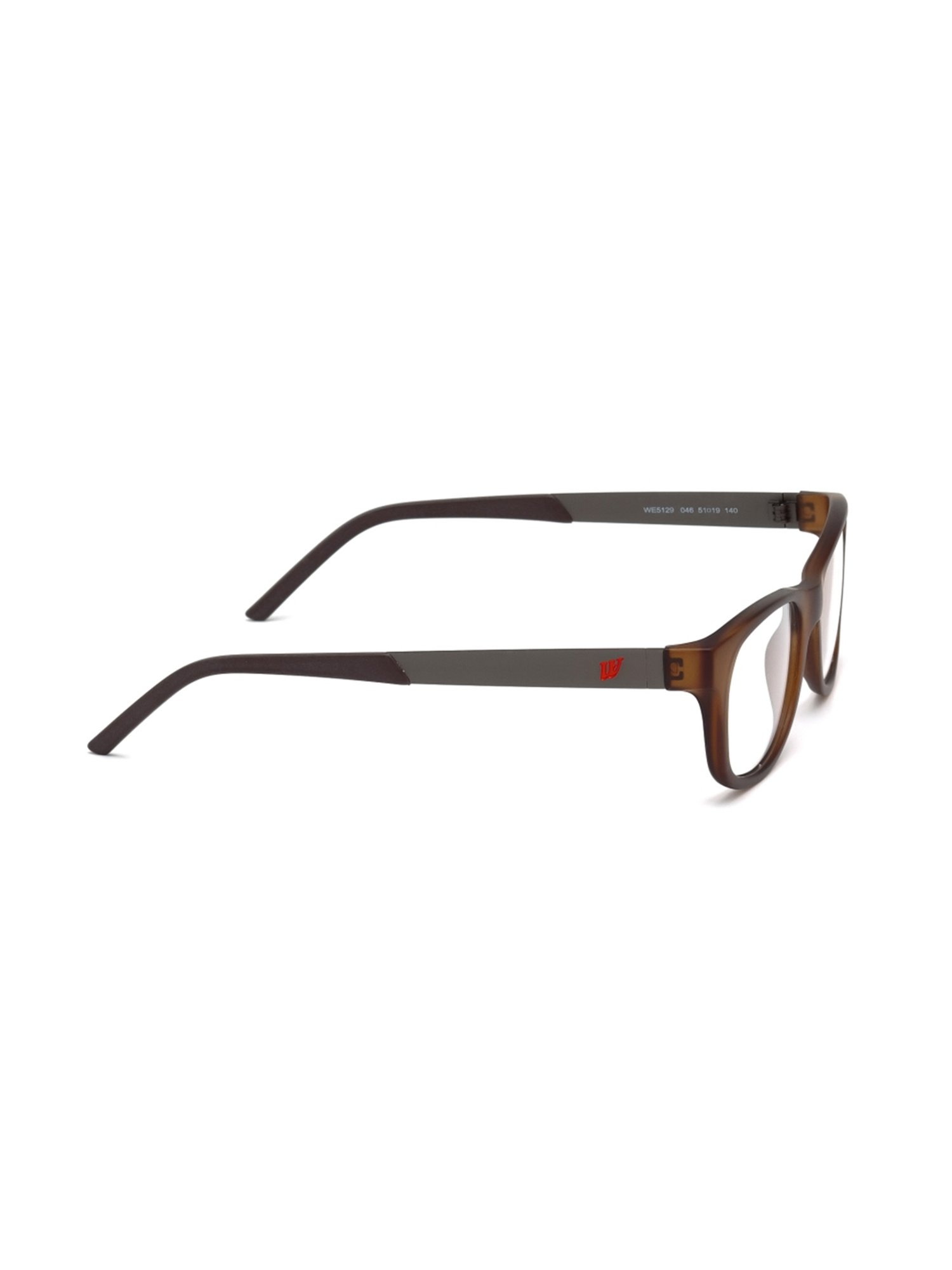 WEB EYEWEAR Brown Full Rim Square Frame Designed in Italy