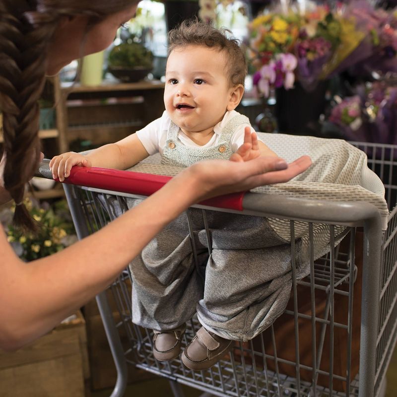 Boppy 4 and More Multi-Use Cover for Baby - Car Seat Canopy/Nursing Scarf/Shopping Cart Cover/High Chair Cover - Pearl