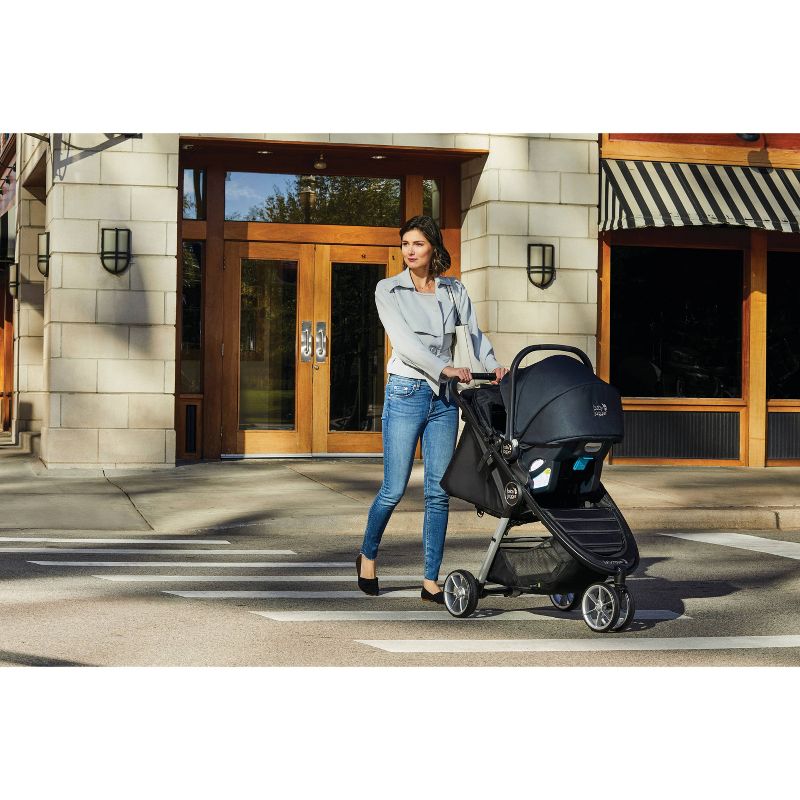 Cybex Eezy S+2 Travel System with Aton 2 Infant Car Seat - Deep Black