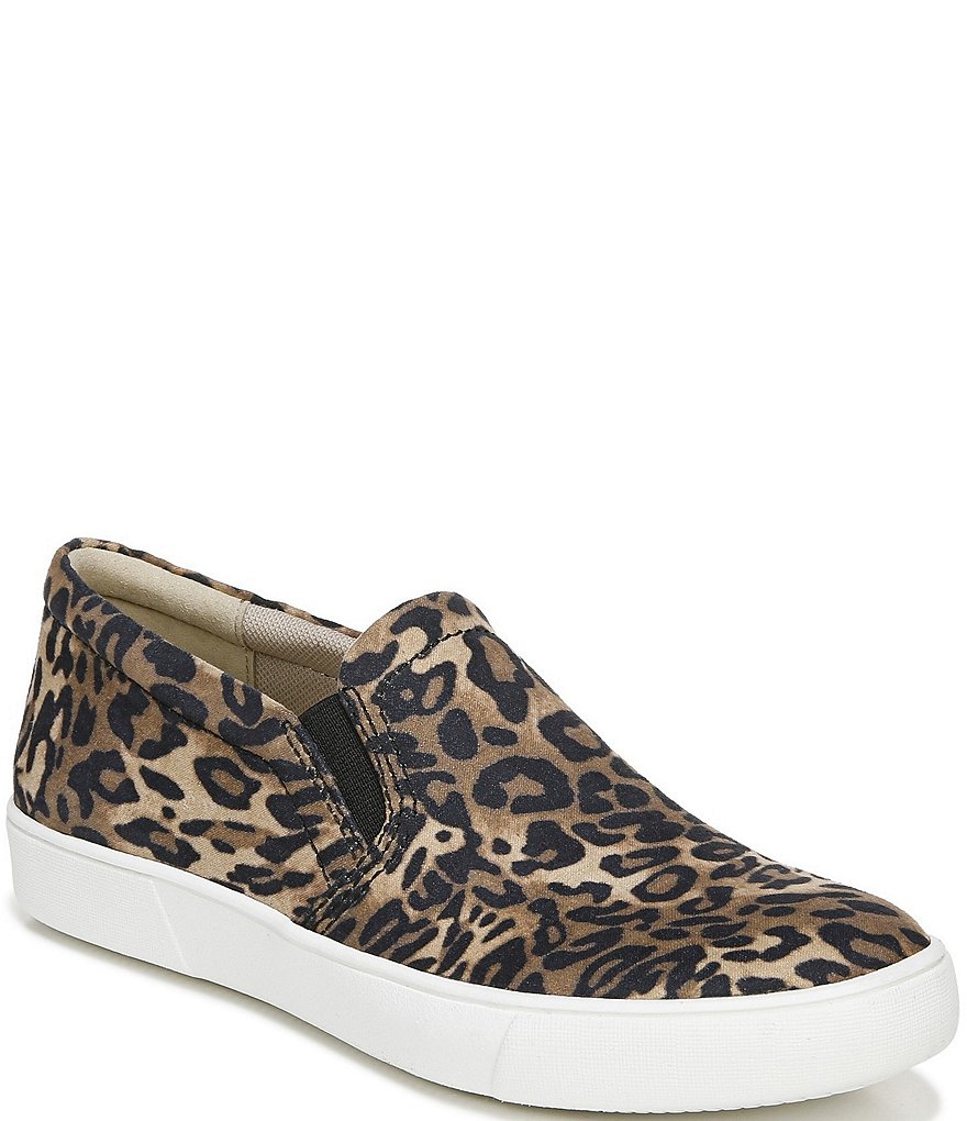Naturalizer Marianne Cheetah Print Leather Slip-On Sneakers