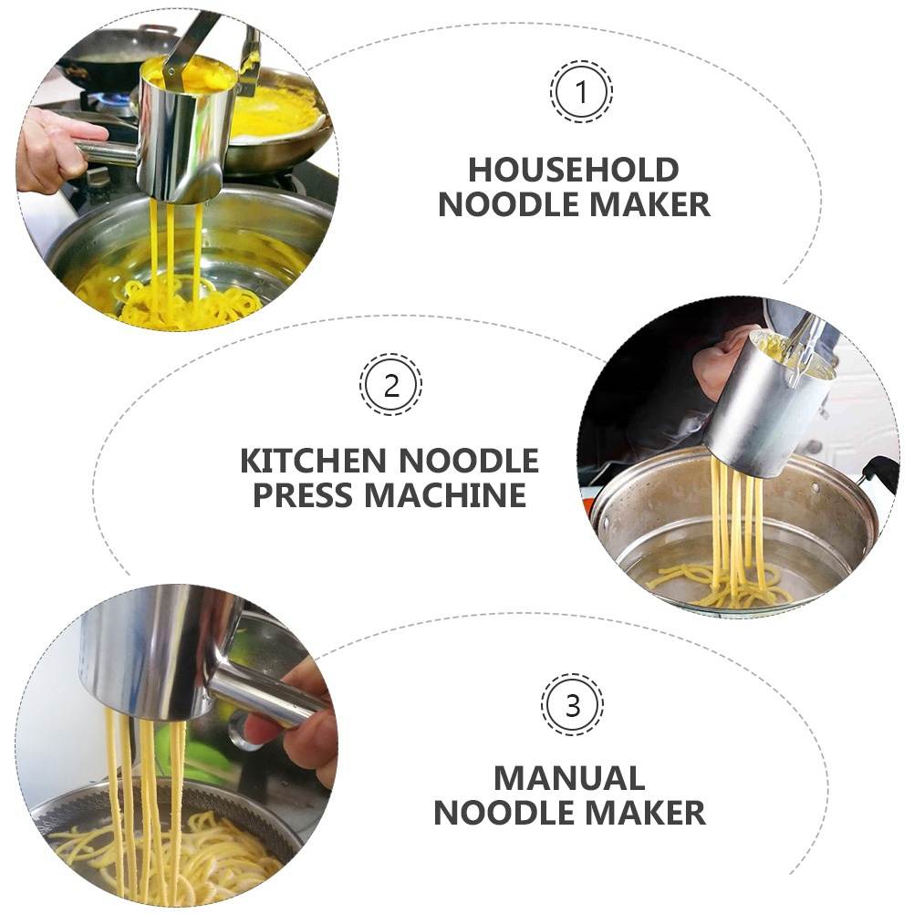 1pc Sturdy Durable Practical Kitchen Utensil Noodle Press Machine for Restaurant