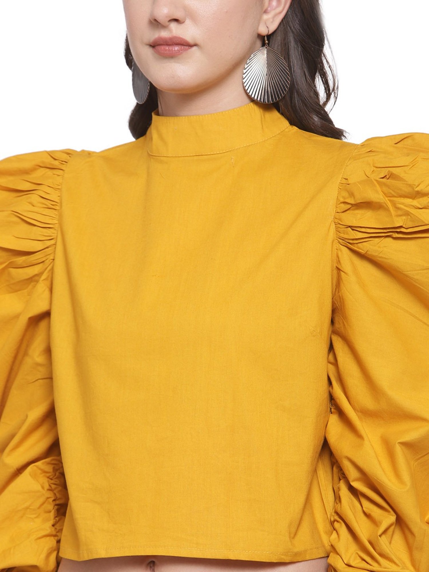 Melon by PlusS Yellow Cotton Top