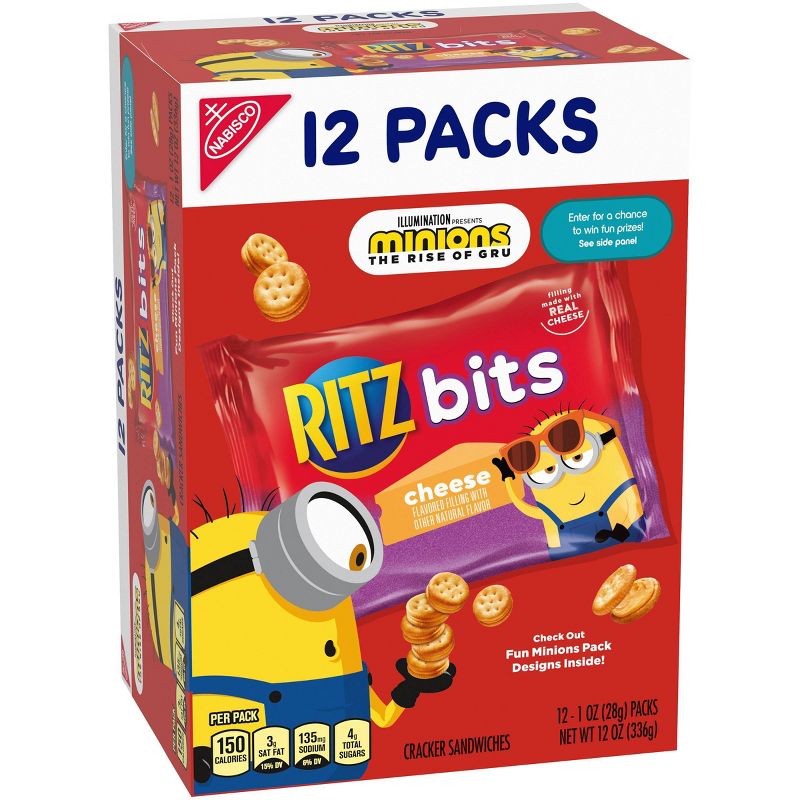 Ritz Bits Cheese Cracker Sandwiches - Snack Pack - 12ct/1oz