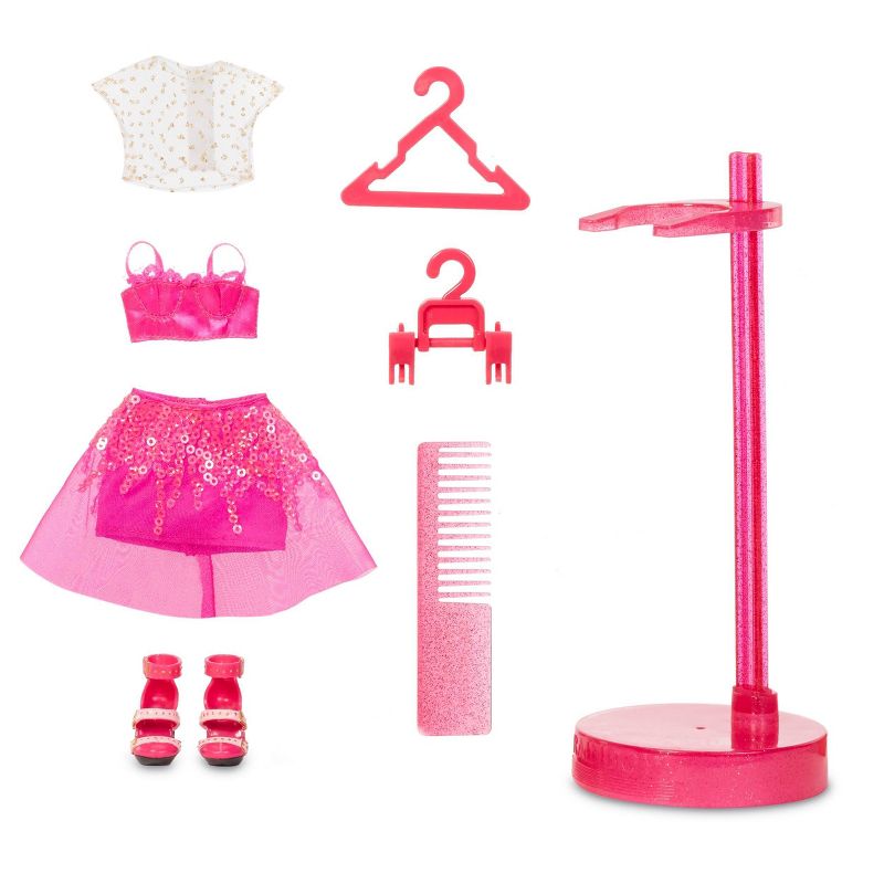 Rainbow High Stella Monroe – Hot Pink Fashion Doll with 2 Complete Mix & Match Outfits and Doll Accessories
