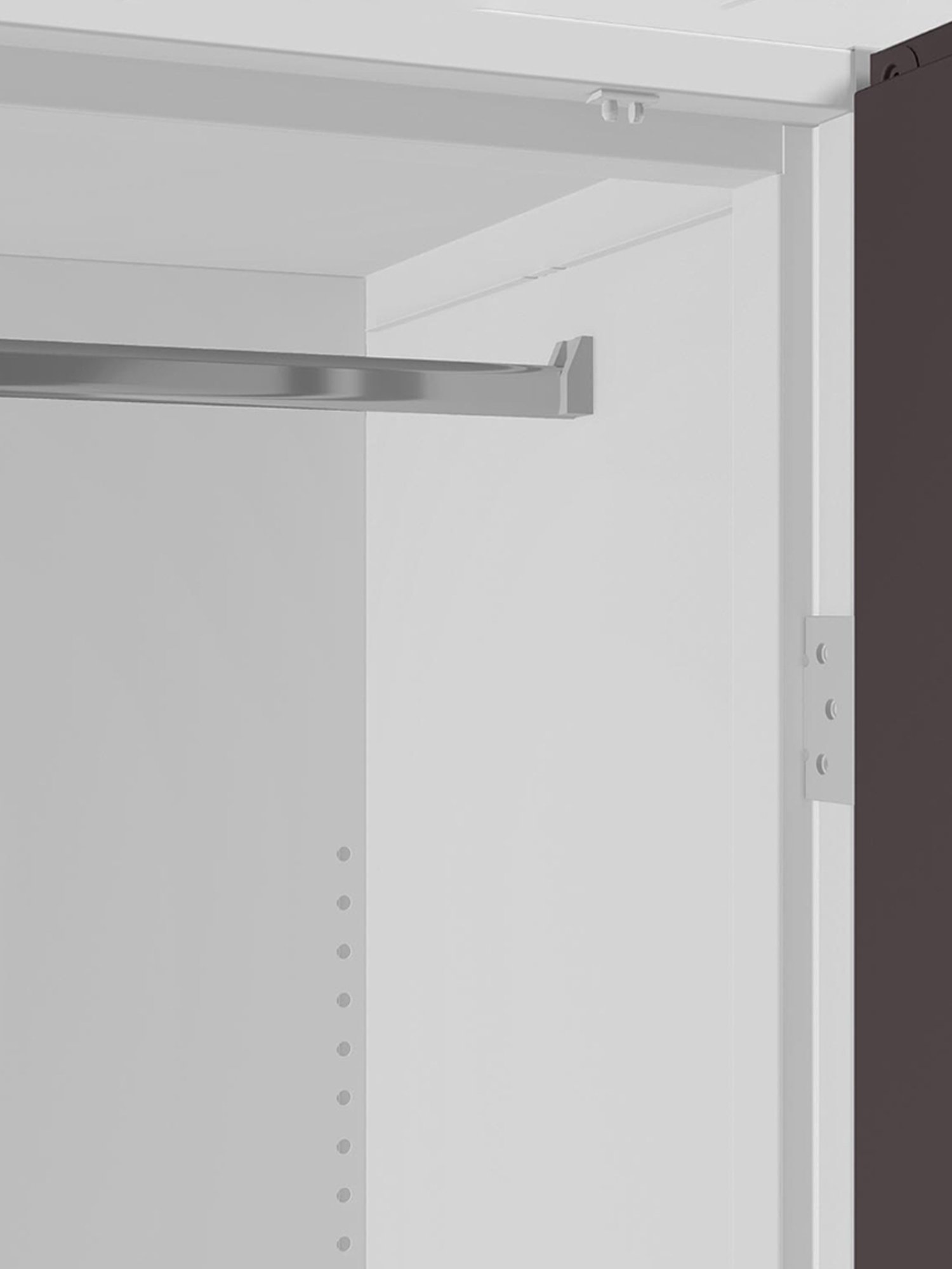 Home Basics 5 Dual Hook Chrome Plated Steel Over the Door Hanging Rack