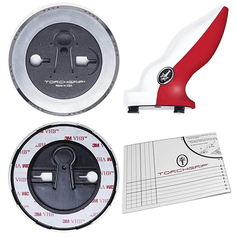 Universal Tablet Stand and Tablet Handle Compatible with iPad Samsung and Most Other Tablets WhiteRed