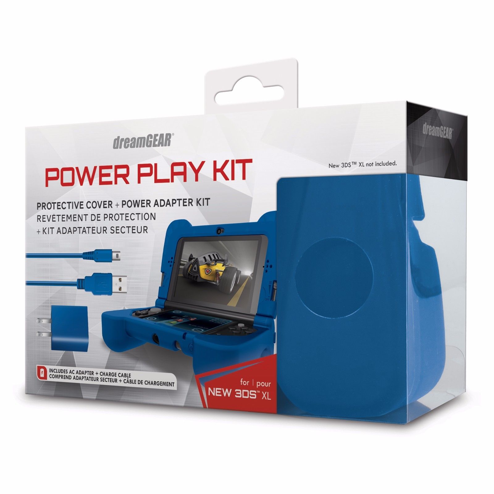 DREAMGEAR DG3DSXL-2274 Nintendo 3DS(TM) XL Power Play Kit (Blue)