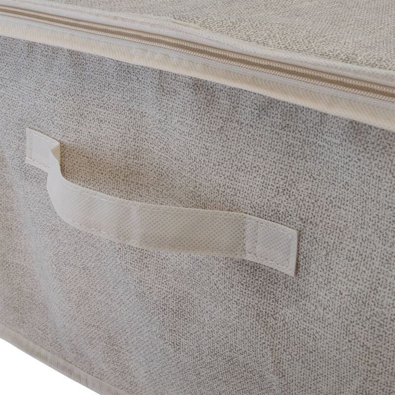 Simplify 2pk Blanket Storage Bags Beige