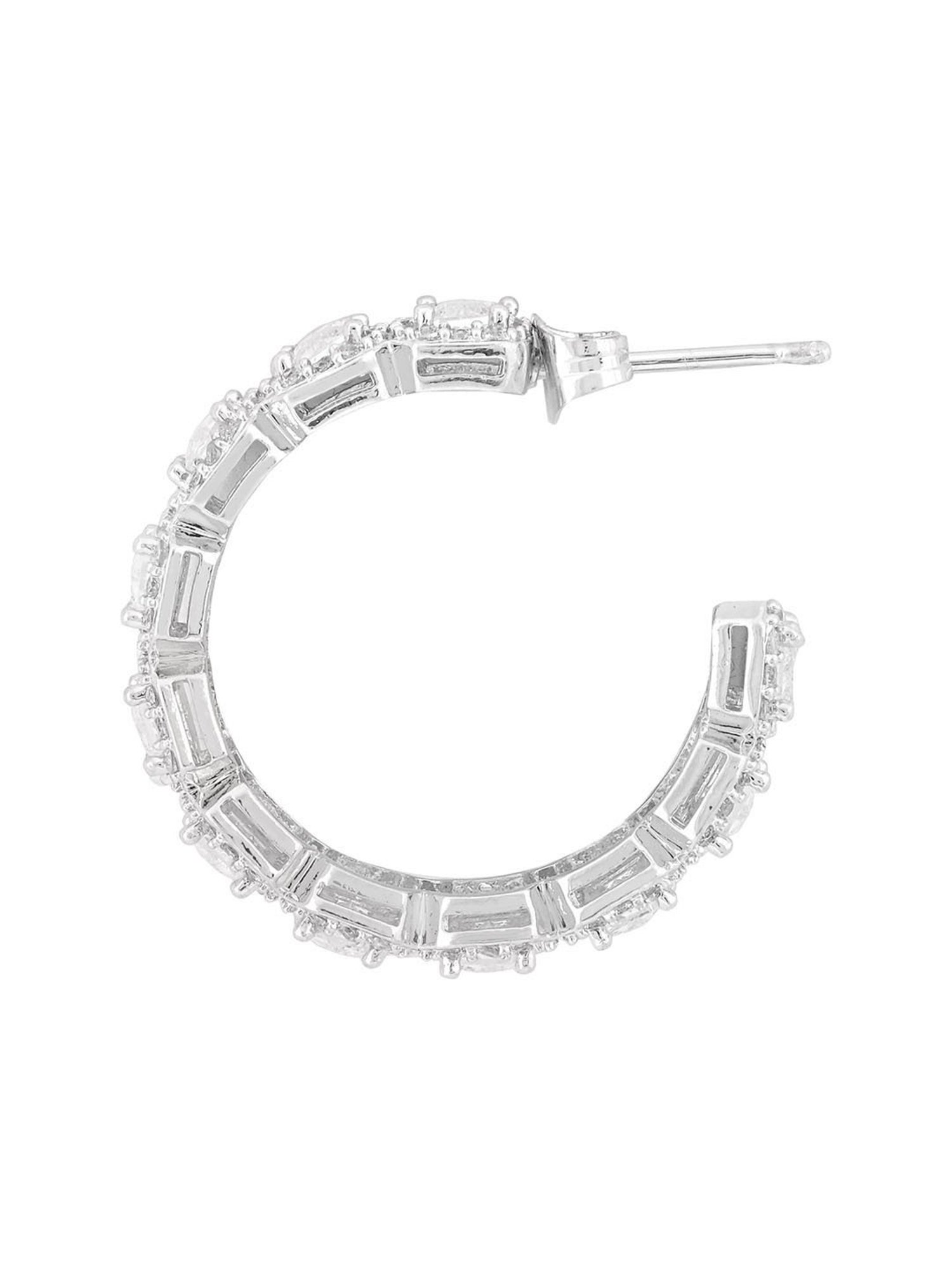 The Real Effect London 800 Silver Earrings for Women