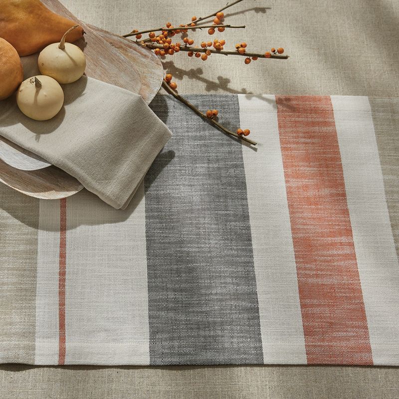 Split P Hayride Stripe Table Runner - 54"L - Off-White