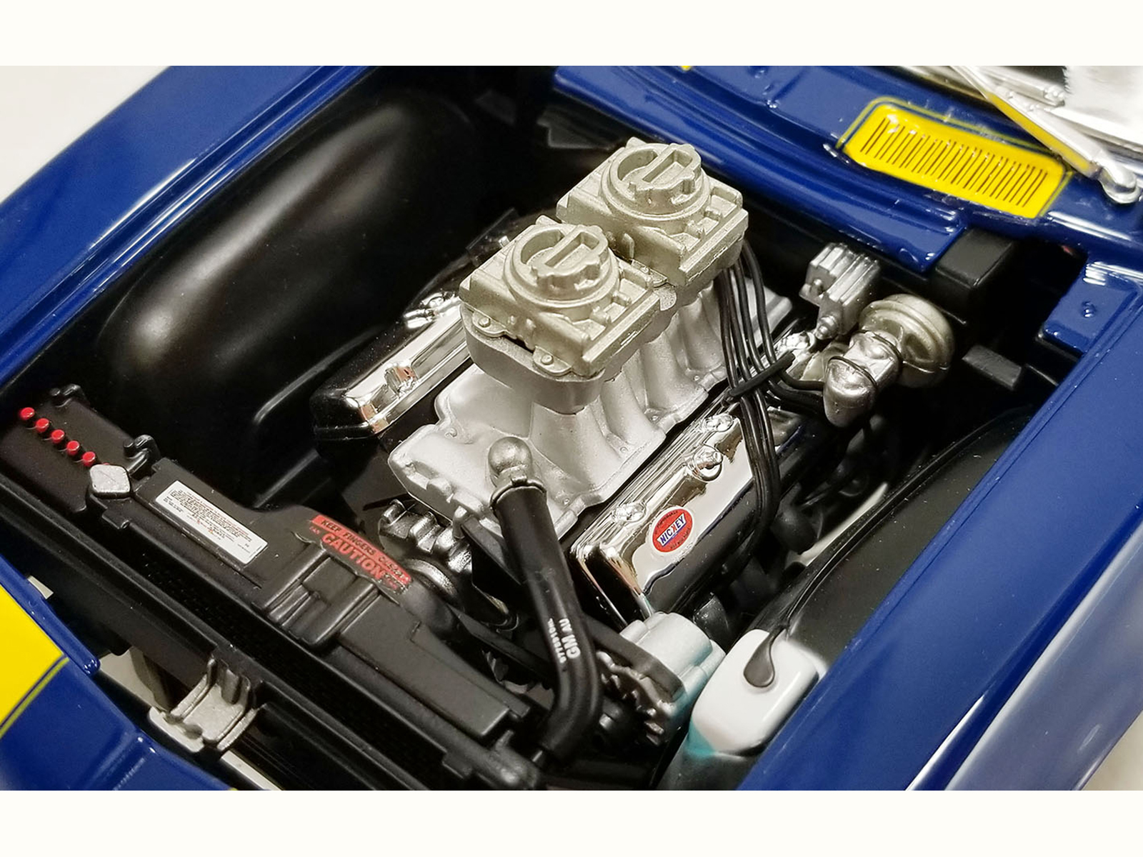 1969 Chevrolet Camaro Z/28 Carolina Blue with White Stripes Limited Edition to 420 pieces Worldwide 1/18 Diecast Model Car by ACME