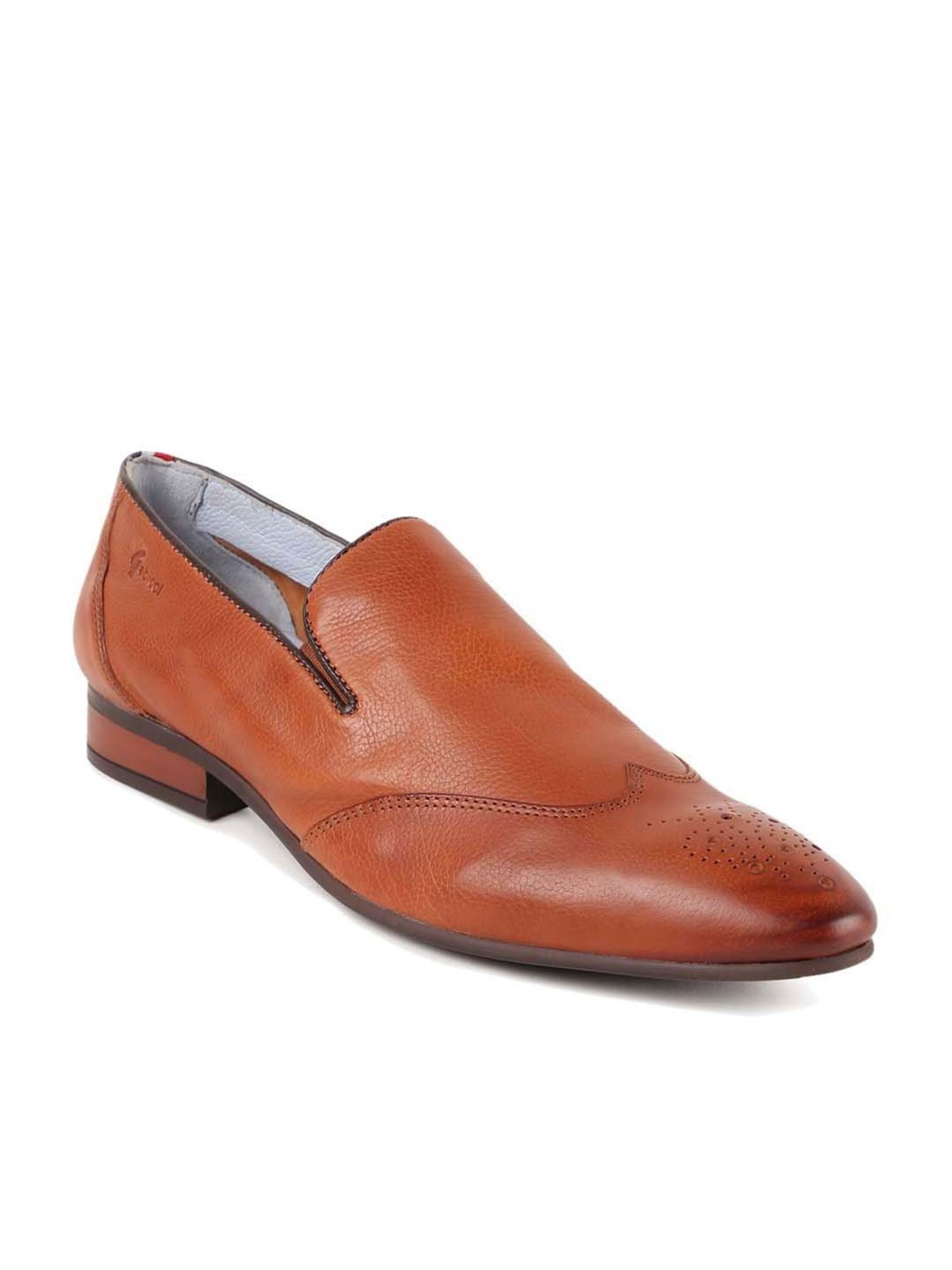 Gabicci Men's Fangio G Tan Formal Loafers
