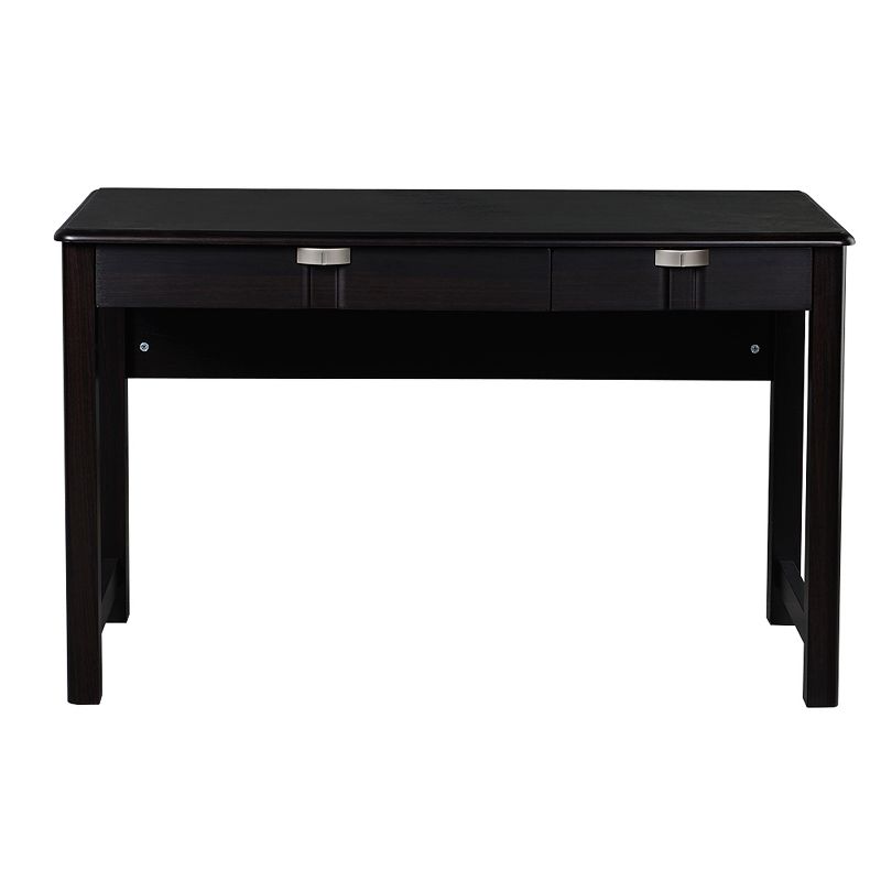 Modern Writing Desk with Storage Espresso Brown - Techni Mobili