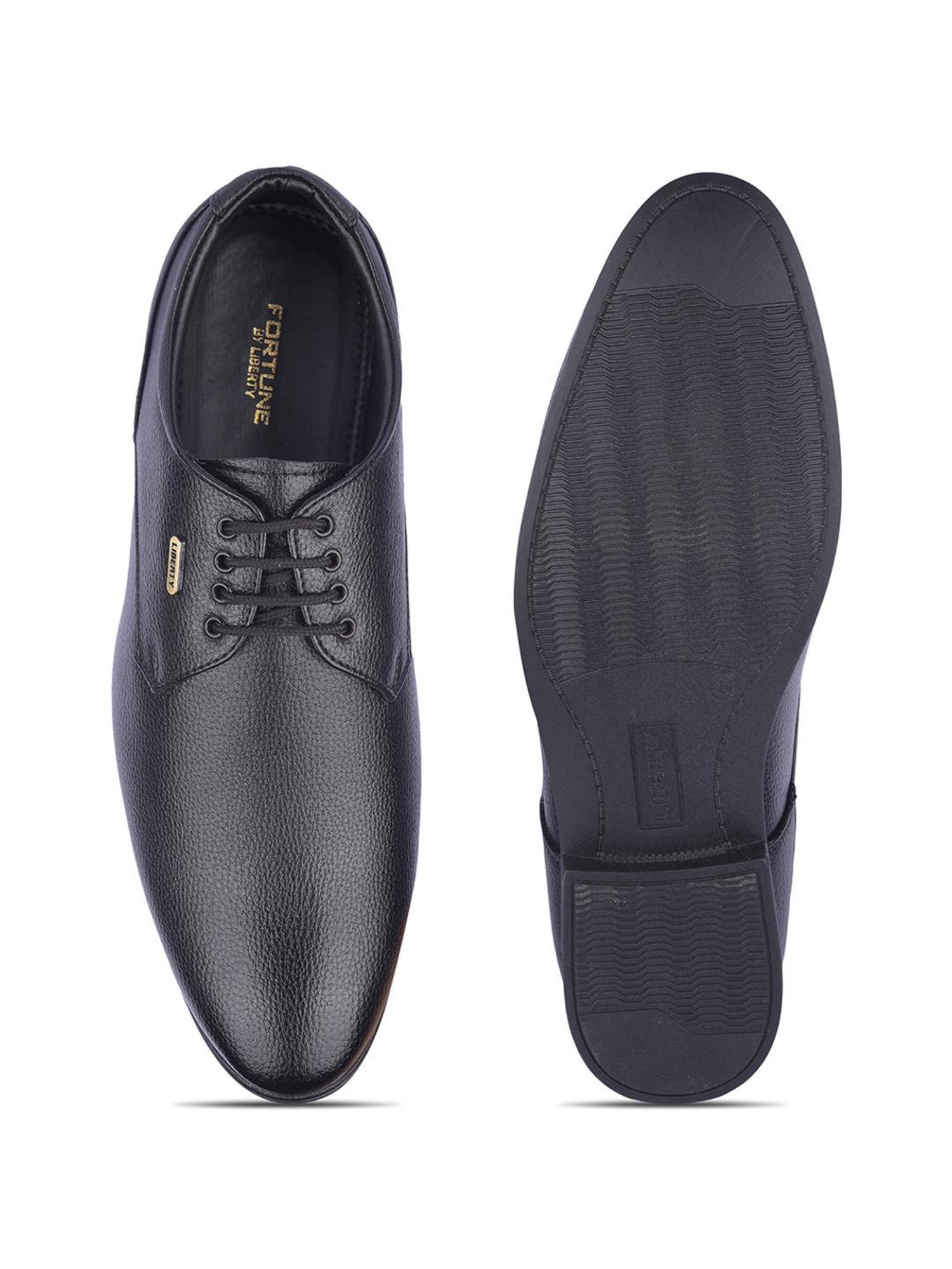 Fortune by Liberty Men's Black Derby Shoes