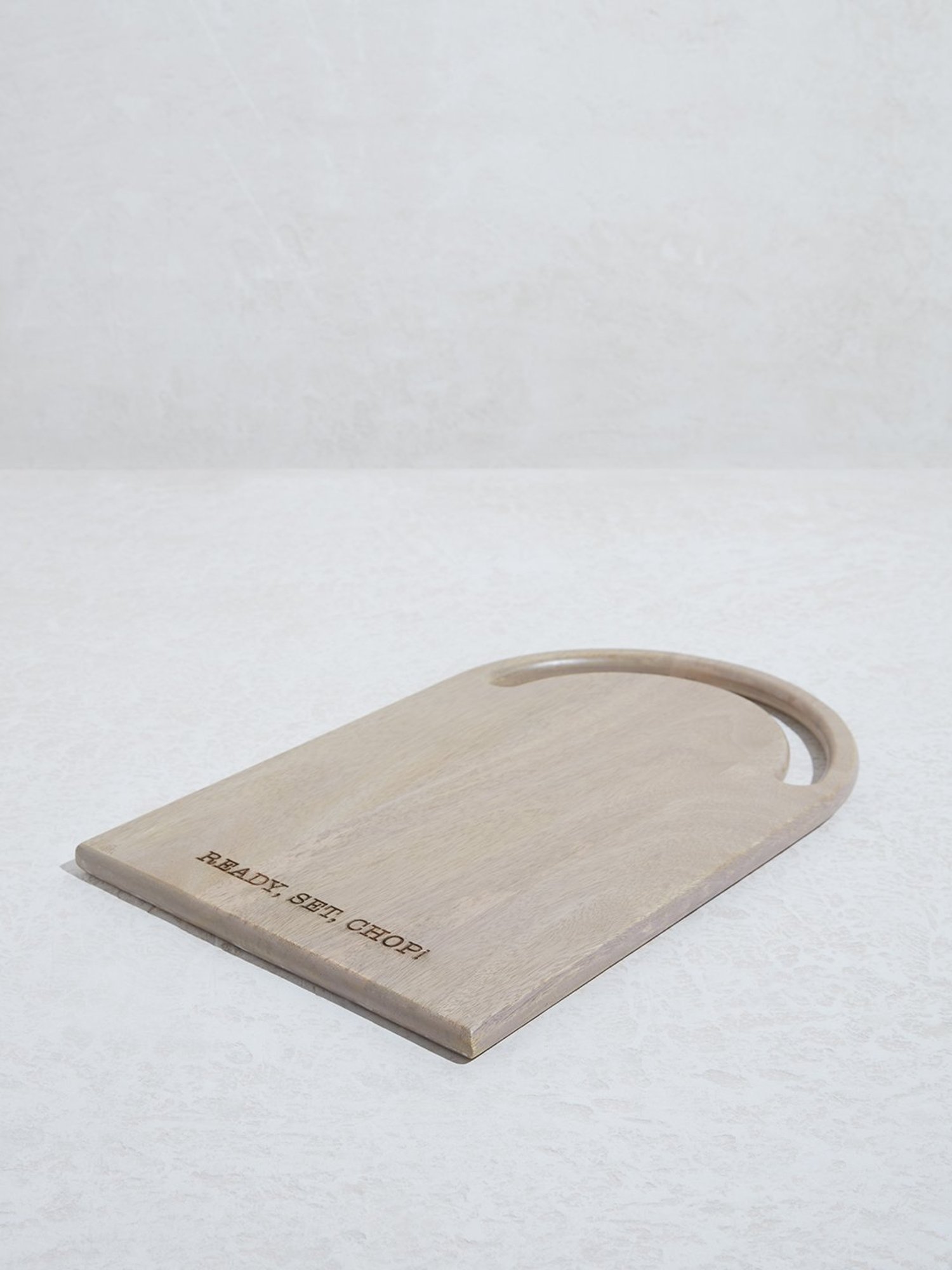 Crayton Beige & Brown Bamboo Chopping Board - Set of 1