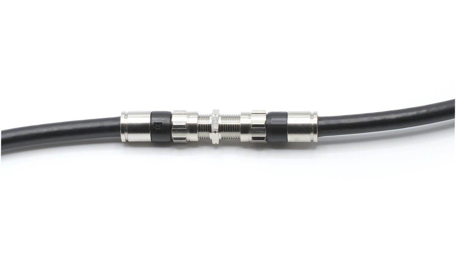 Coaxial Cable Extension Adapter | 10 Pack | Satellite Cable TV Compatible F-Pin