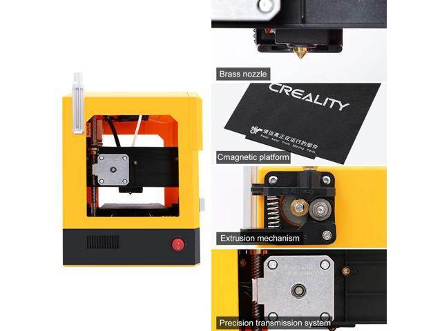 Creality Cr-100 Mini 3D Printer with Fully Assembled and Intelligent Leveling, Best for Kids Children Beginner Students STEM Educational Toys