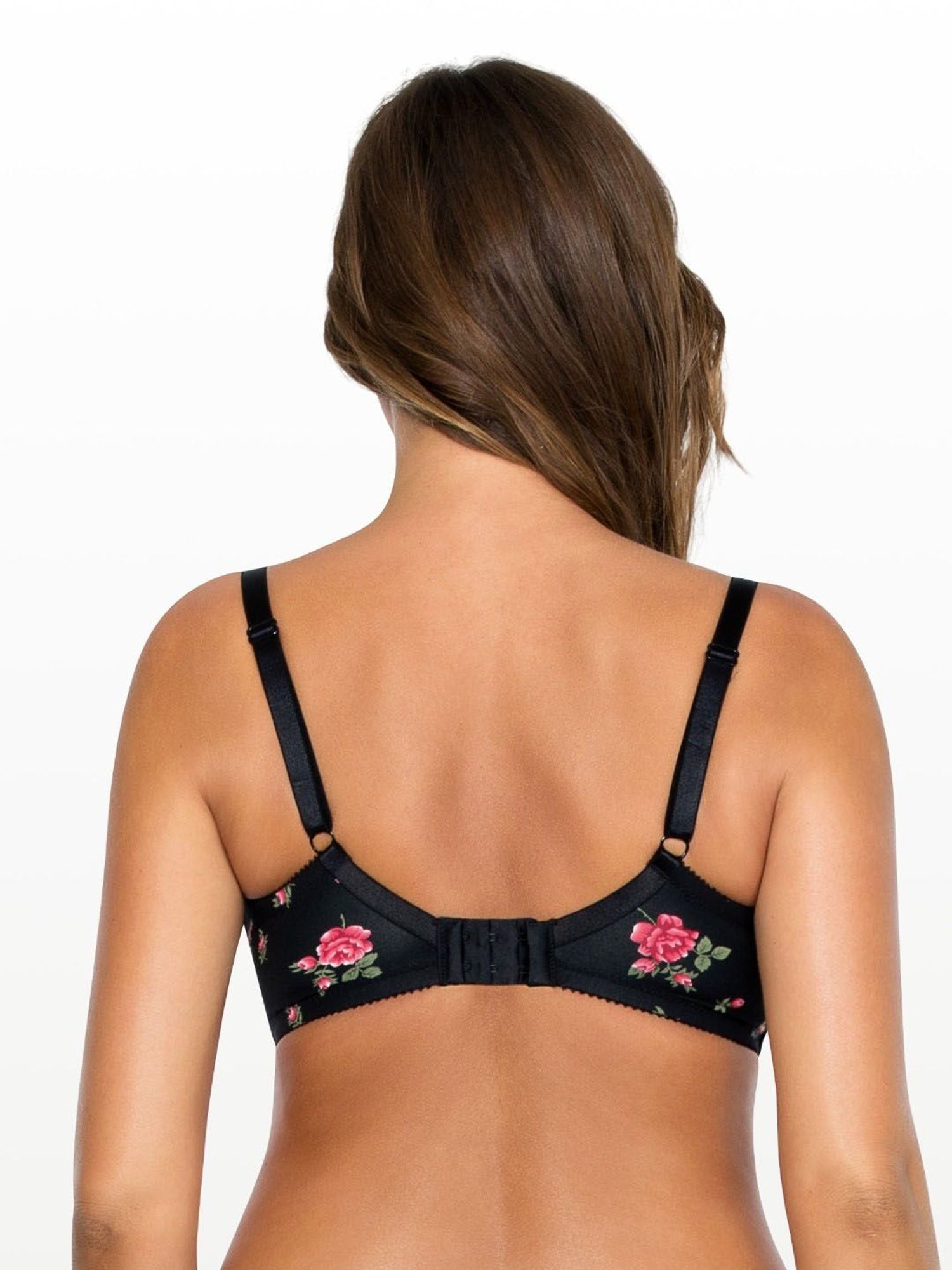 PARFAIT Black Under Wired Padded Plunge Bra