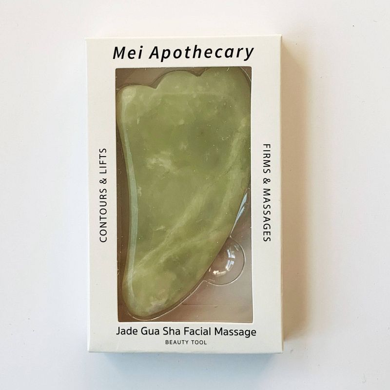 Mei Apothecary Jade Gua Sha Facial Massage Beauty Tool