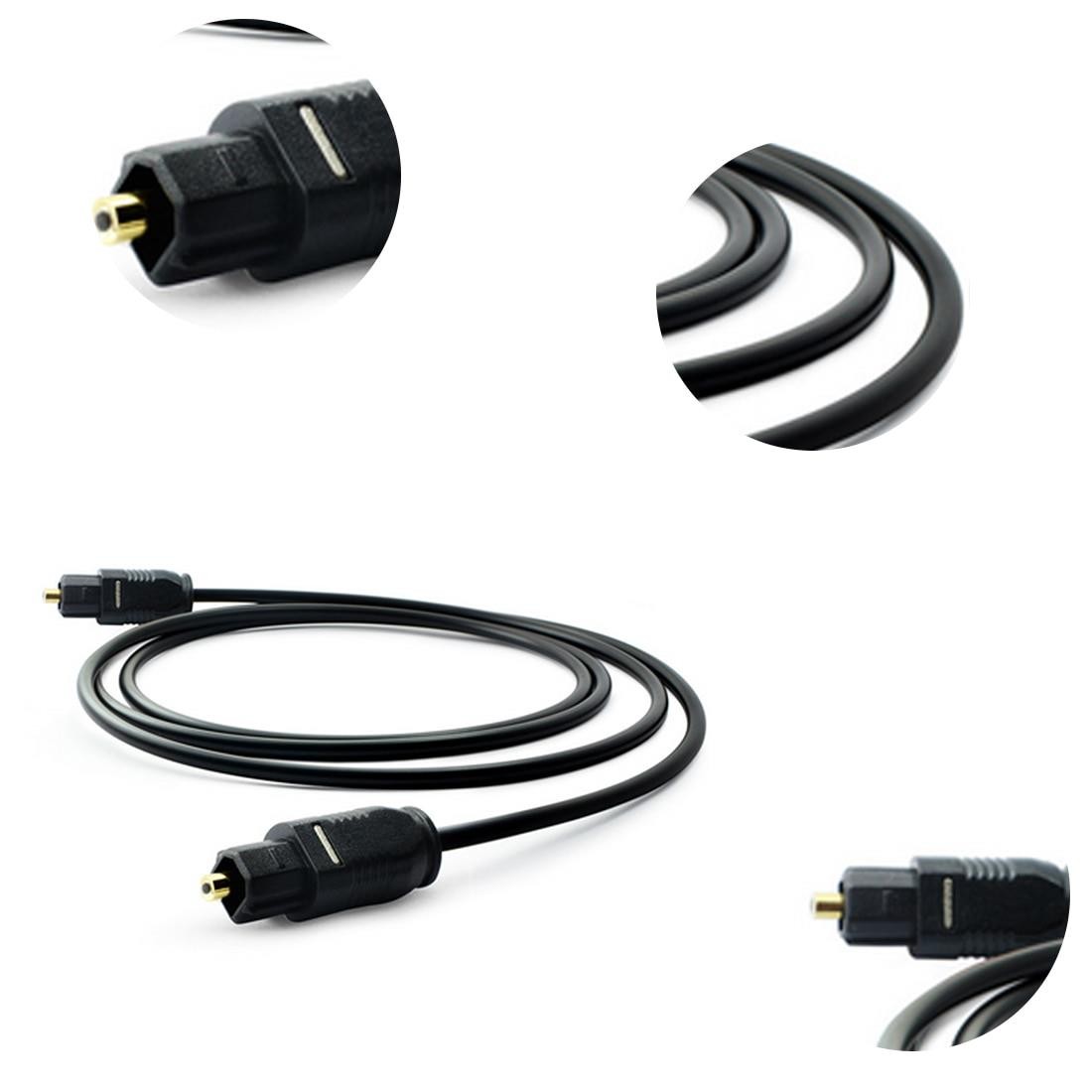 Hot Transmit Accurate Digital Optical Audio Cable Gold Plated 1m Flexible Cable Fiber Optic Cable SPDIF Digital Audio Cable