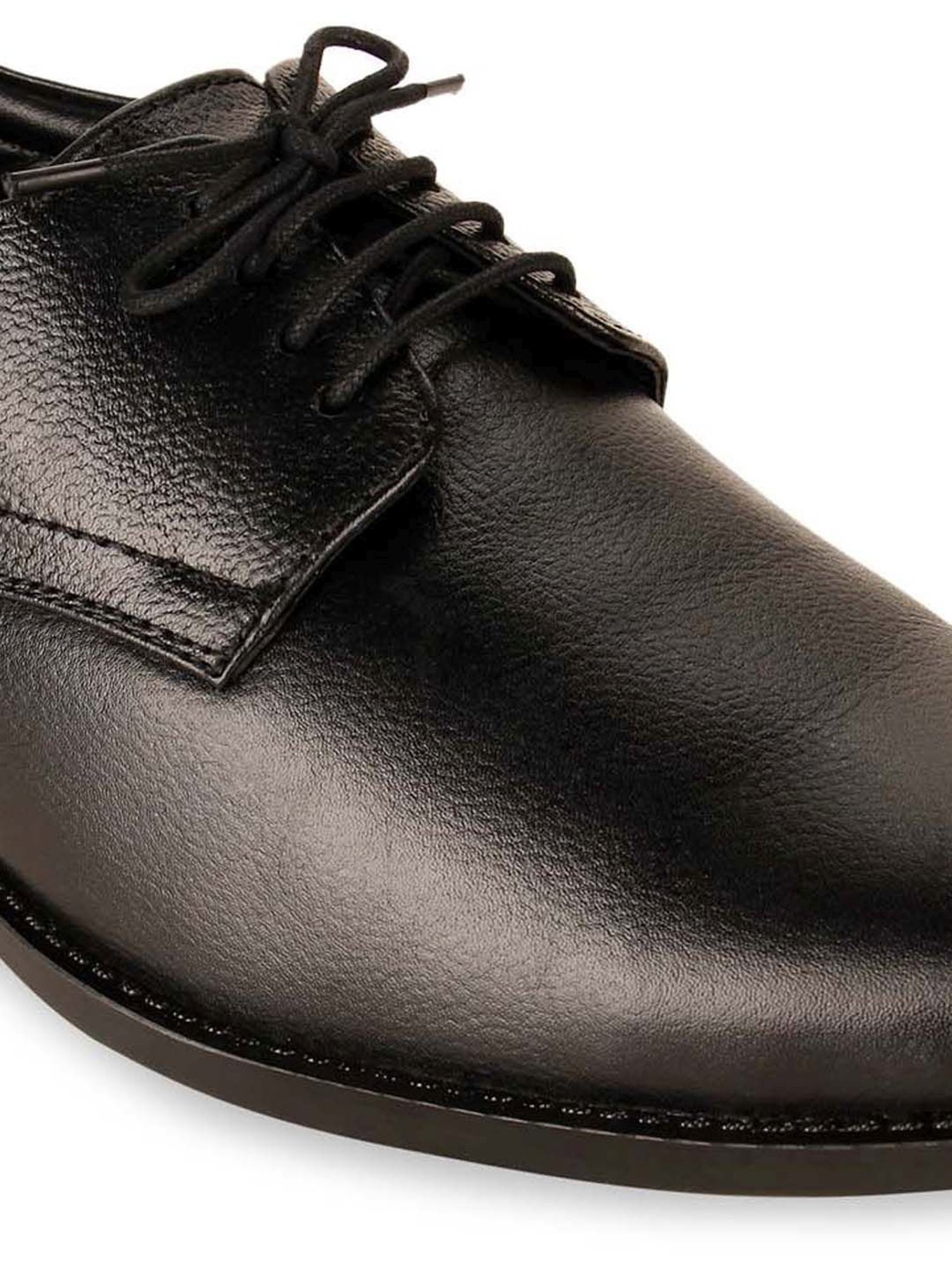 Regal Men's Black Derby Shoes