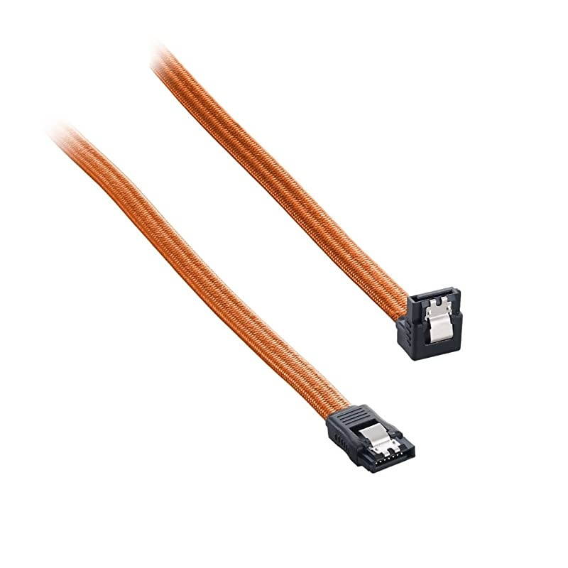 ModFlex Right Angle SATA 3 Cable 60cm Orange