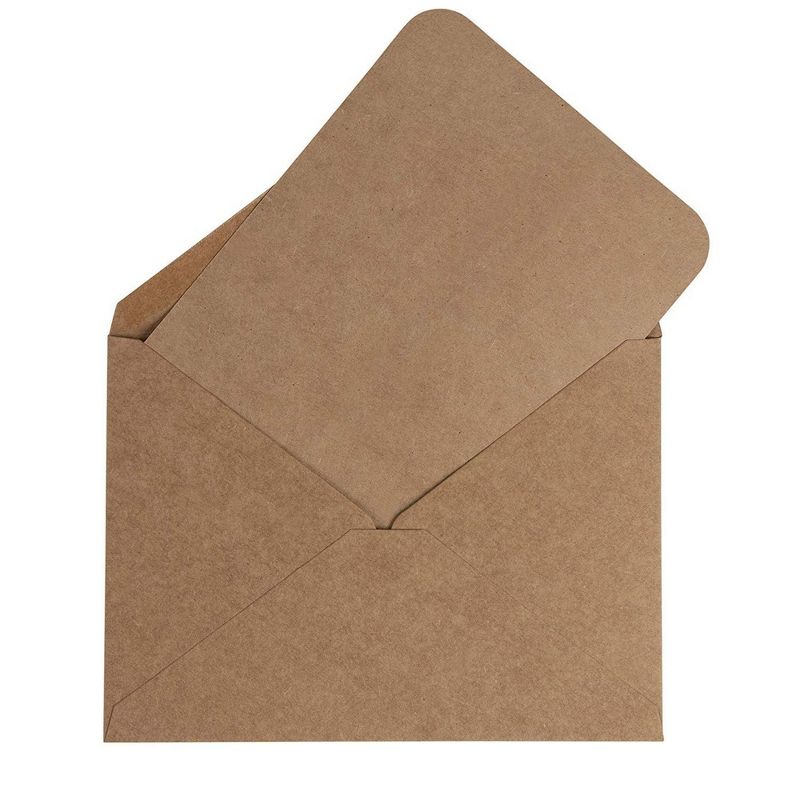 Blank Kraft Greeting Cards with Envelopes (5 x 7 Inches, 48-Pack)