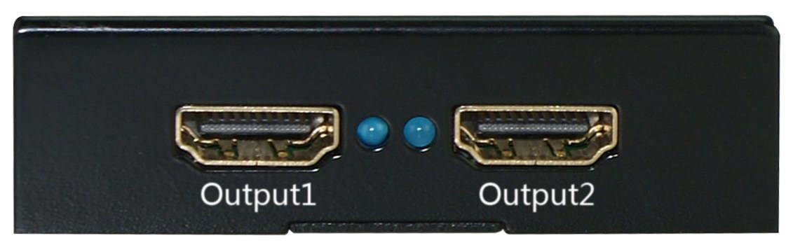 XtremPro HDMI Splitter Powered Hub 4K 2K Full 3D W/ 3Gbps Bandwidth 1 in 2 out / 1 to 2 - Black (62002)