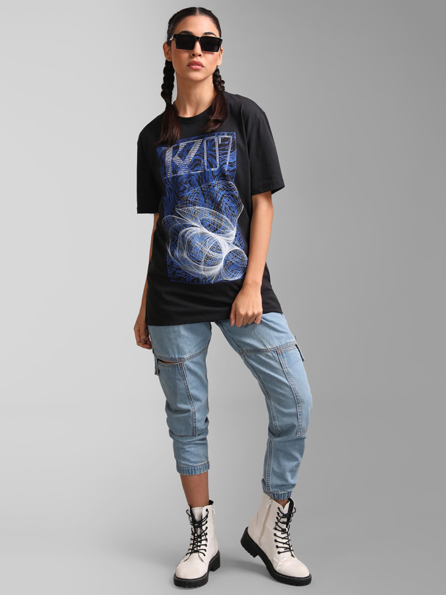 Kazo Neon Piping Detail T-Shirt