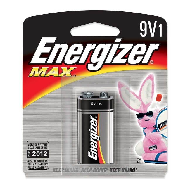 ENERGIZER BATTERIES ENER MAX BATTERIES 9V 1PK 522BP