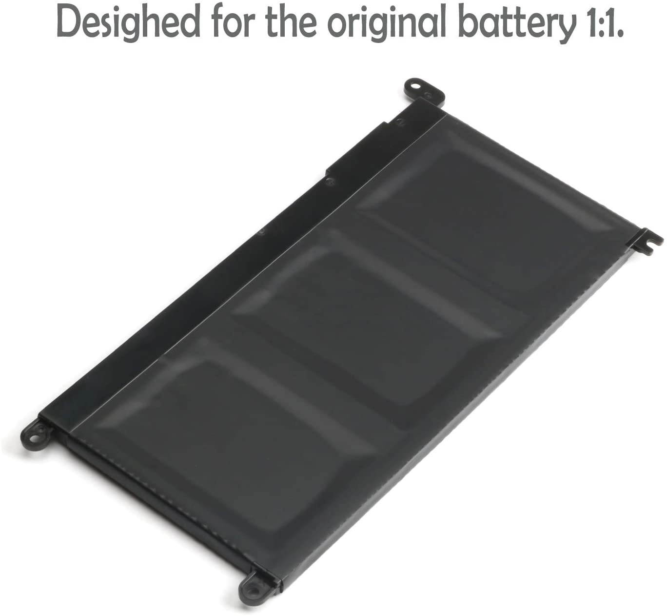 WDX0R Laptop Battery for Dell Inspiron 13 5368 5378 5379 7368 7378 Inspiron 14-7460 15 5565 5567 5568 5578 7560 7570 7579 7569 P58F 17 5765 5767 C92N 3CRH3 T2JX4 CYMGM WDXOR Notebook Battery 11.4V 42W