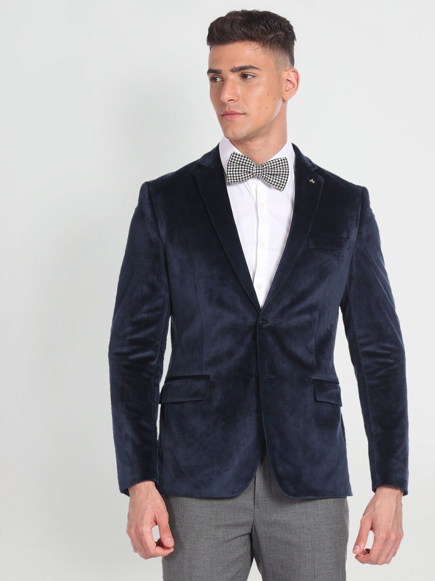 Arrow Blue Regular Fit Blazer