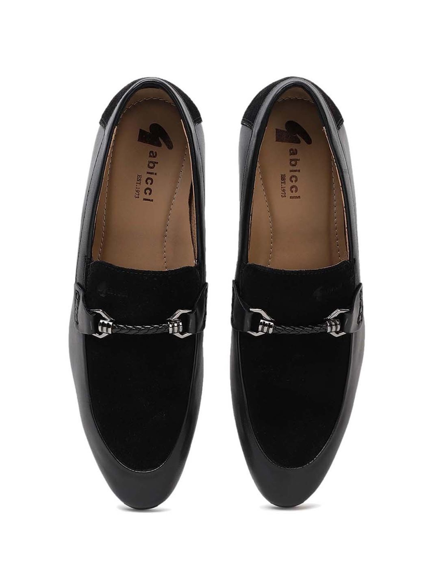 Gabicci Men's Black Casual Loafers