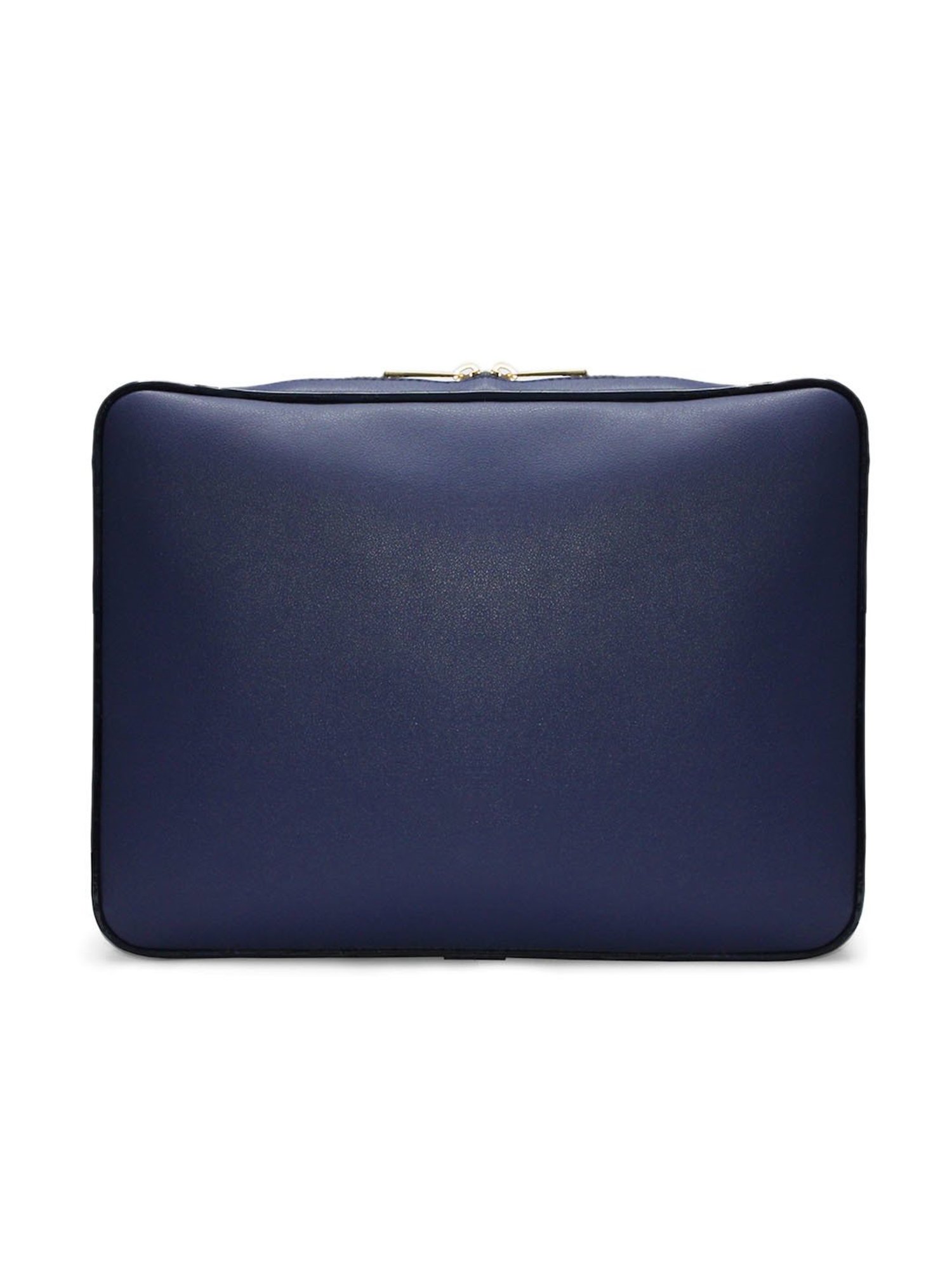 Modern Myth Blue Textured Medium Laptop Sleeve