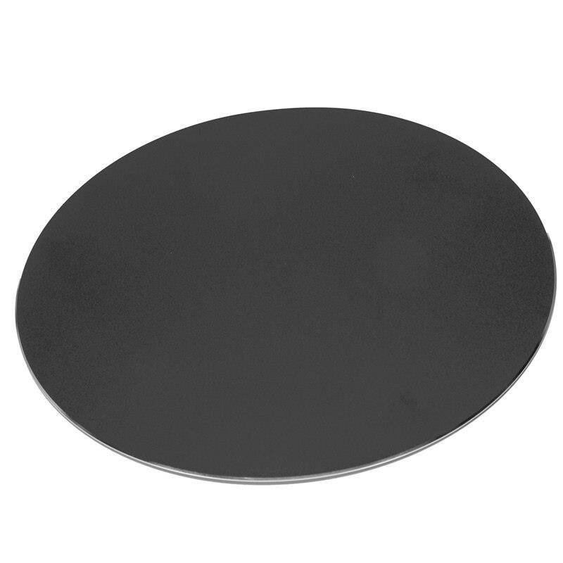 Aluminum Alloy Round Mouse Pad Ultra-Thin Hard Table Mat Non-Slip Gaming Mouse Pad