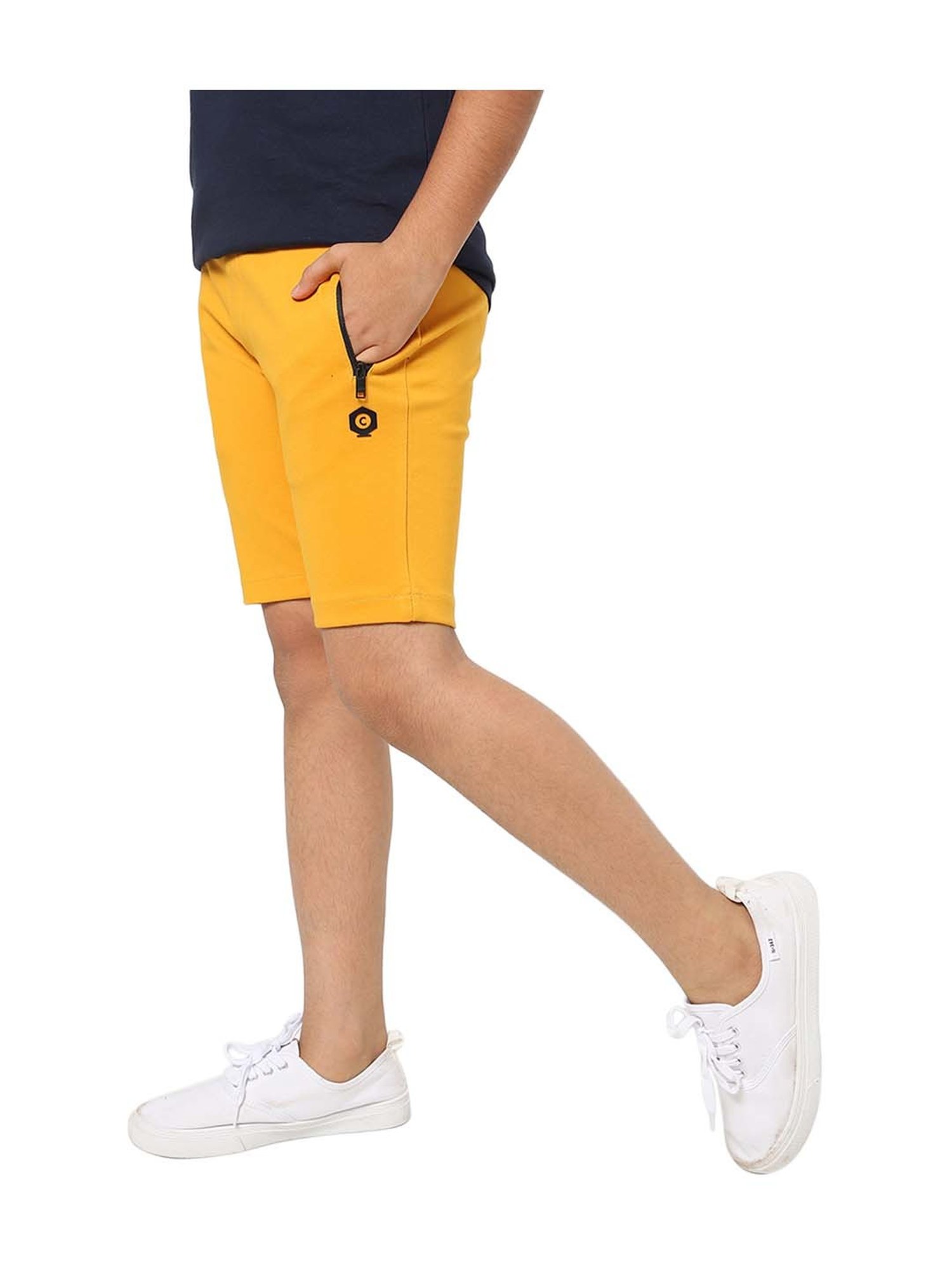 Jack & Jones Junior Yellow Regular Fit Shorts