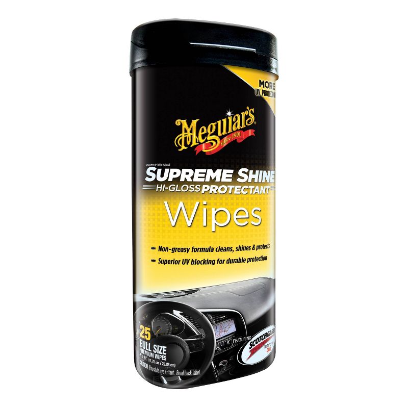 Meguiars 25ct Supreme Shine Wipes
