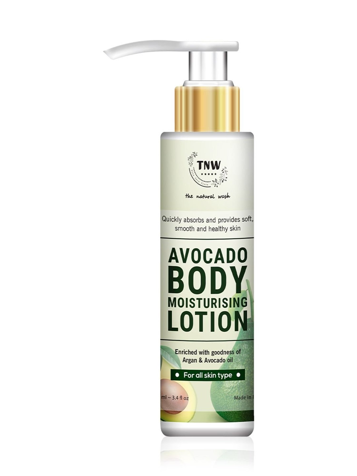 TNW-The Natural Wash Avocado Moisturizing Lotion - 100 ml